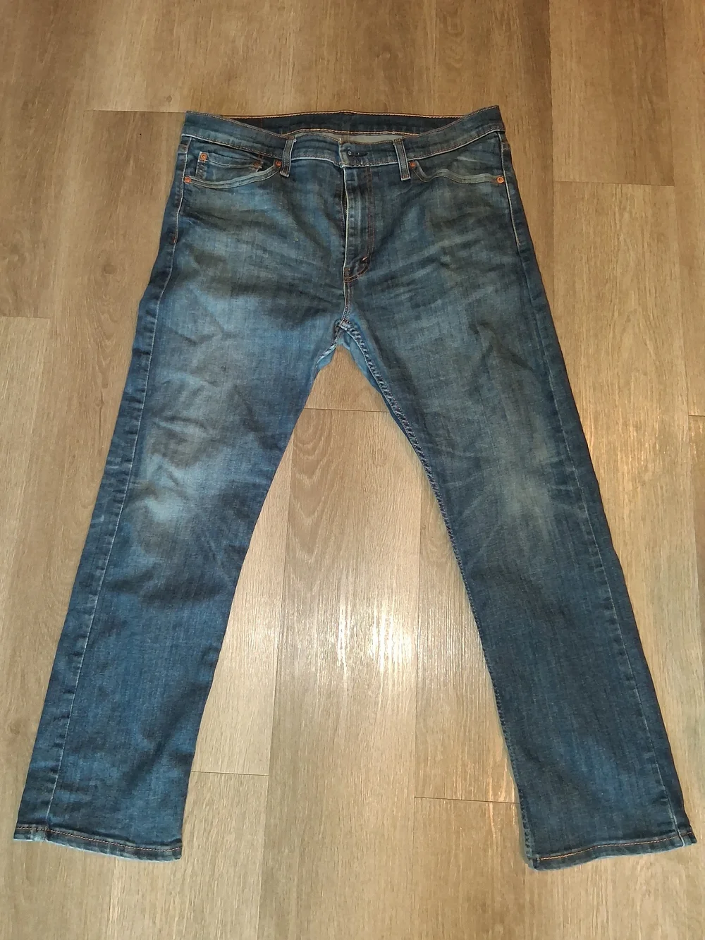 Levi's Men's Slim Straight Jeans - Medium Blue Wash